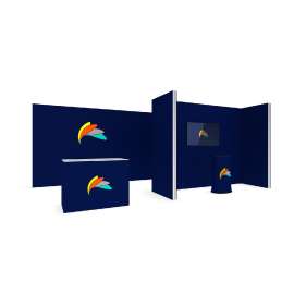 silicone edge graphic (SEG) exhibition stands