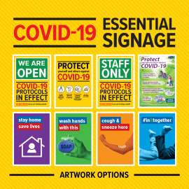 COVID-19 essential signage