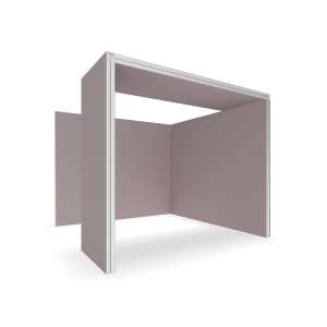 silicone edge (SEG) exhibition stands - small