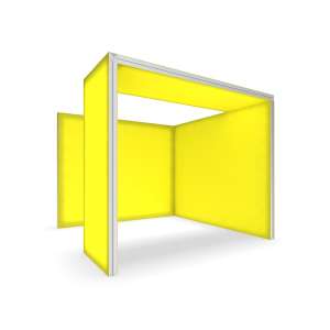 silicone edge (SEG) lightbox exhibition stands - small