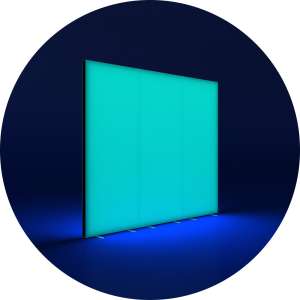 OneFrame-GO lightbox display wall