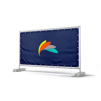 promotional event fence wrap