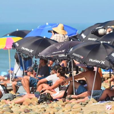 branded beach umbrella