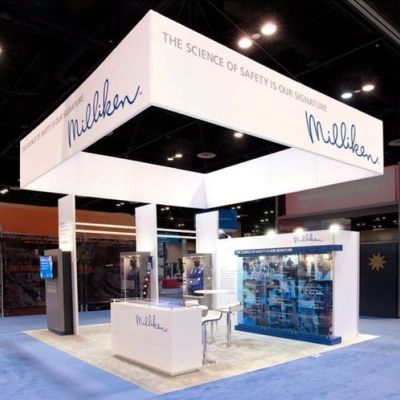 grand format overhead hanging display
